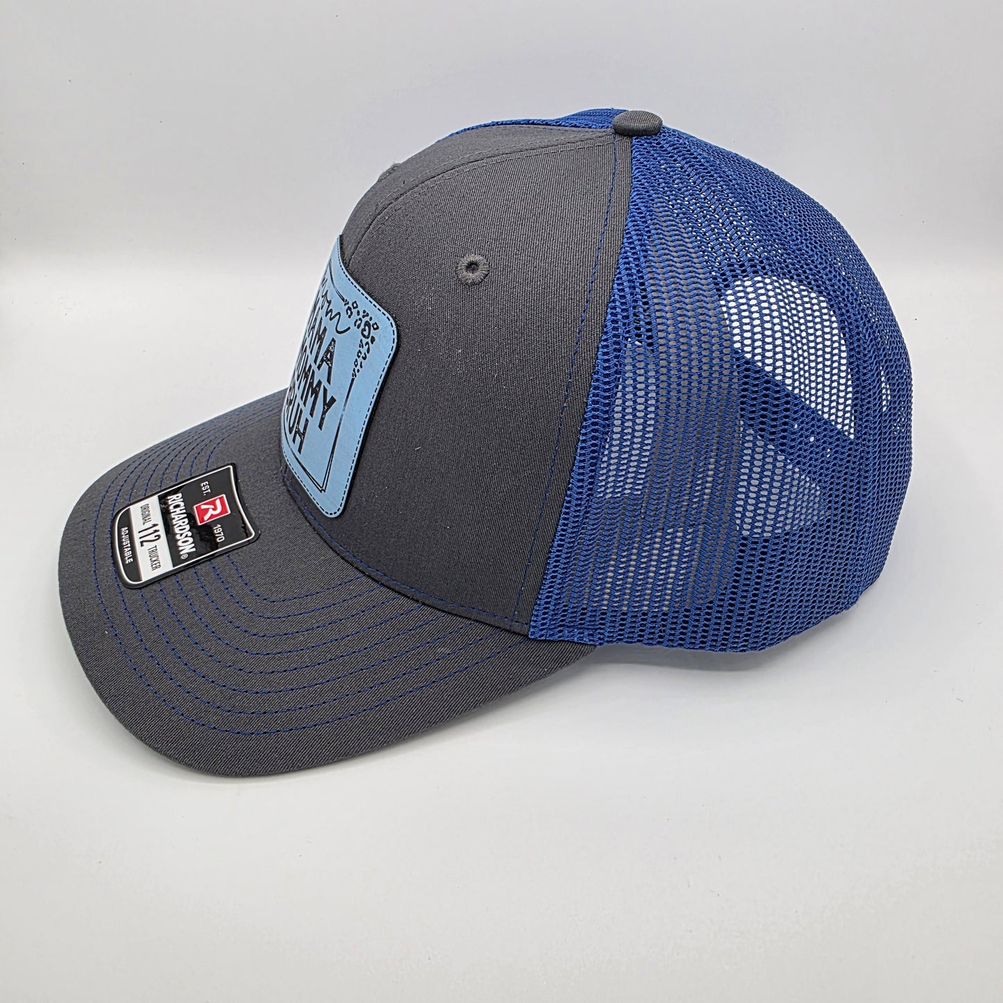 "Mom Mama Mommy Bruh" Leather Patch Hat – Richardson 112 Trucker Cap