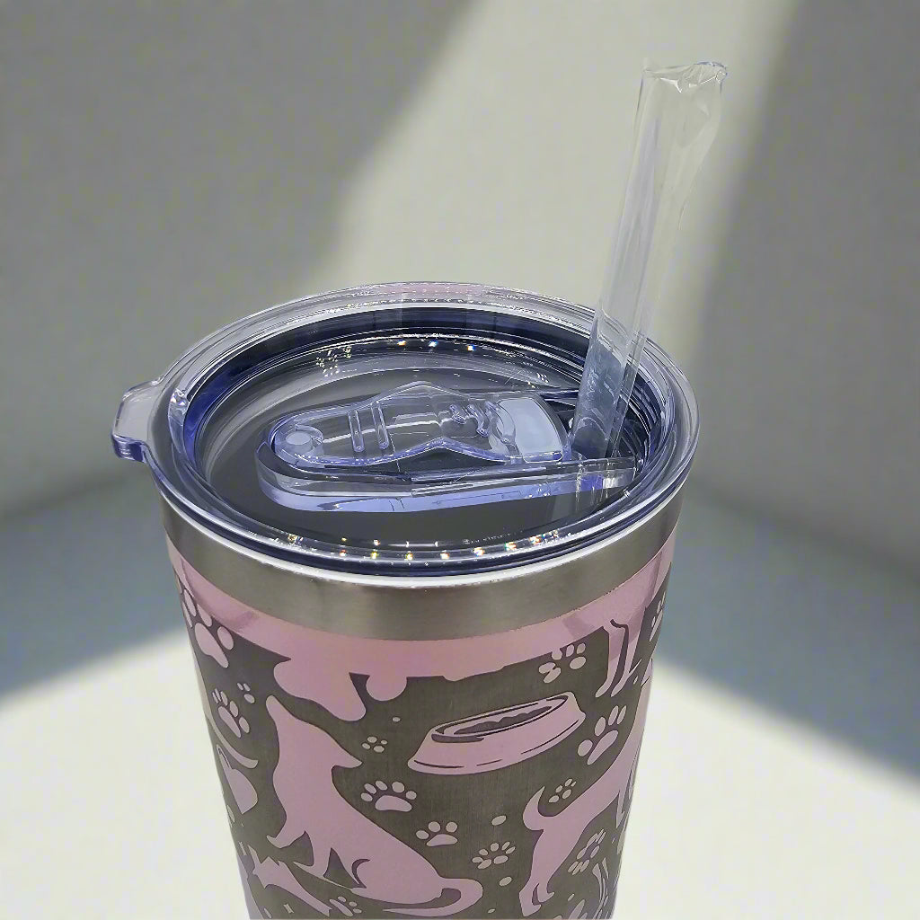 Dog Lover Pets 40 oz laser engraved tumbler