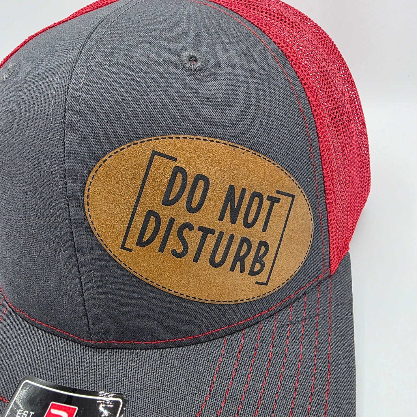 “Do Not Disturb” Leather Patch Hat – Richardson 112 Trucker Cap